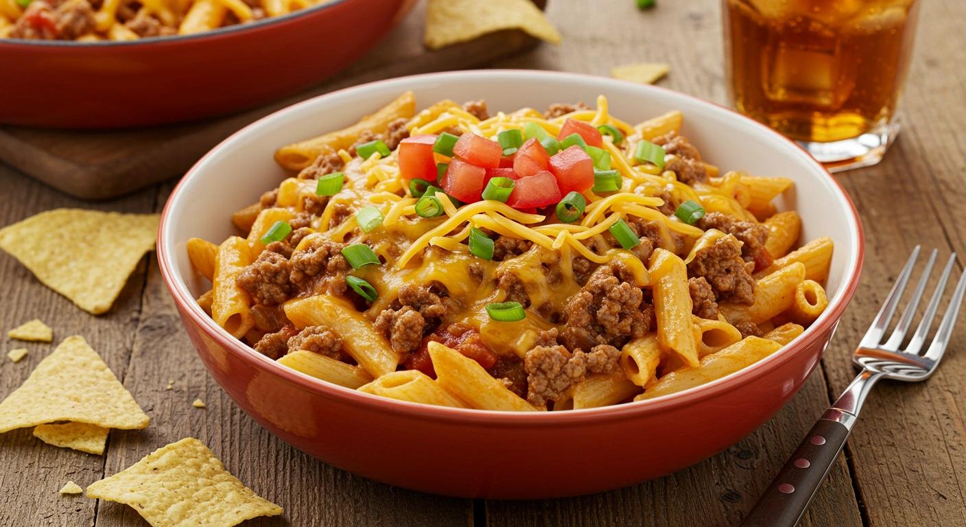 Cheesy Taco Pasta - secondary view